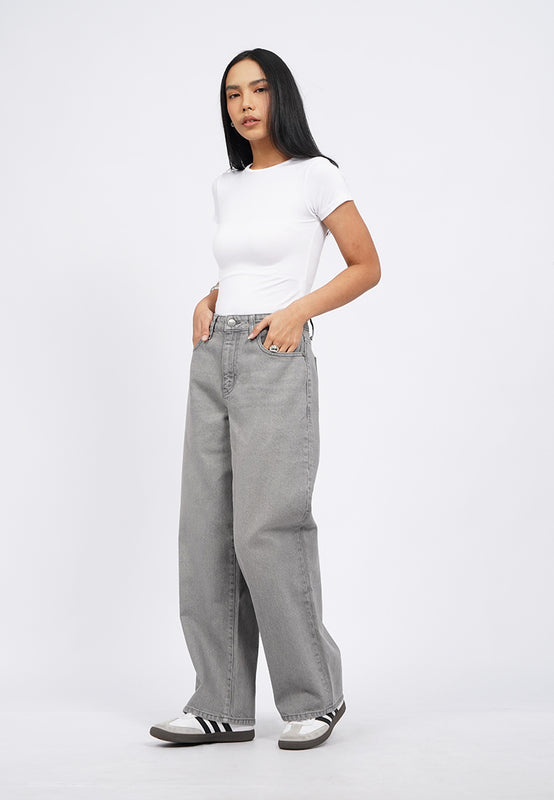 Straight Fit Denim Pants
