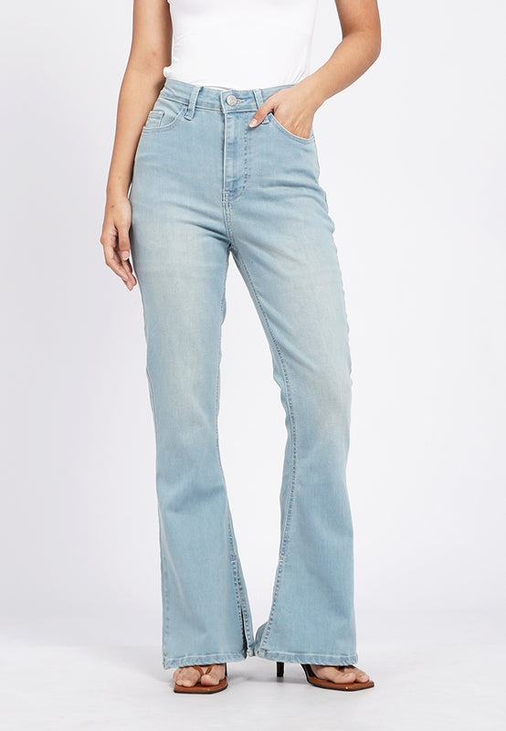 Bootcut Flare Denim Pants