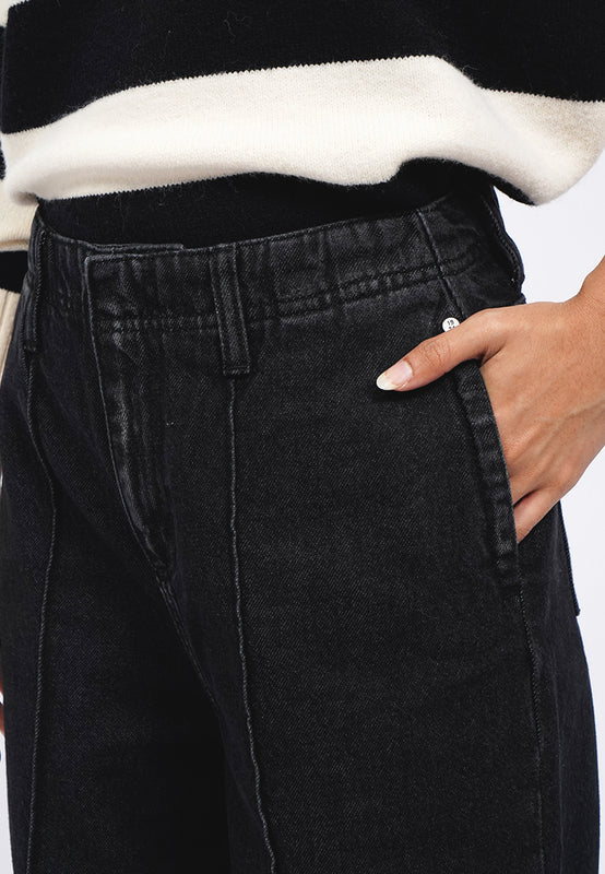 Wide Leg Denim Pants