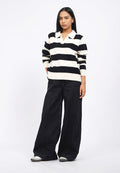 Wide Leg Denim Pants