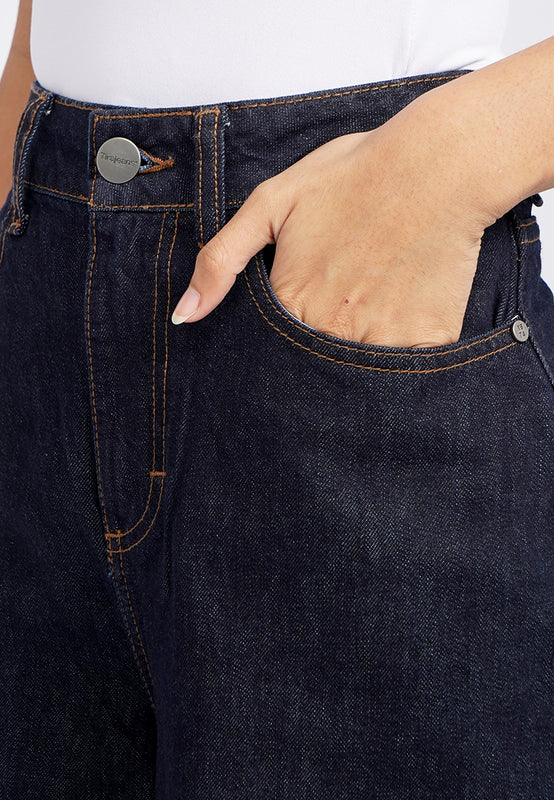 Wide Leg Denim Pants