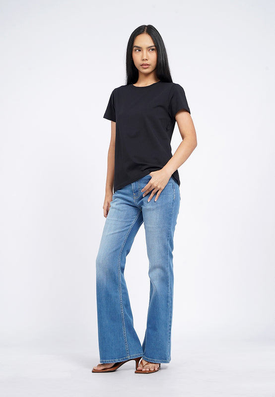 Bootcut Flare Denim Pants