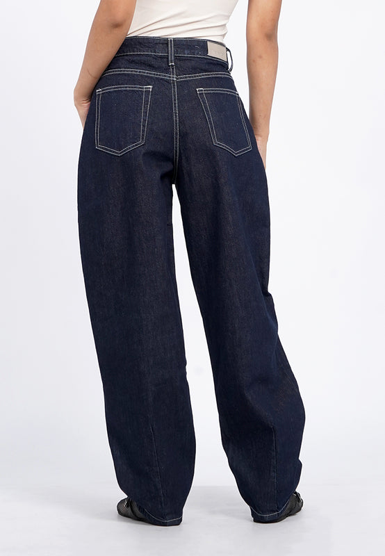 Barrel Denim Pants