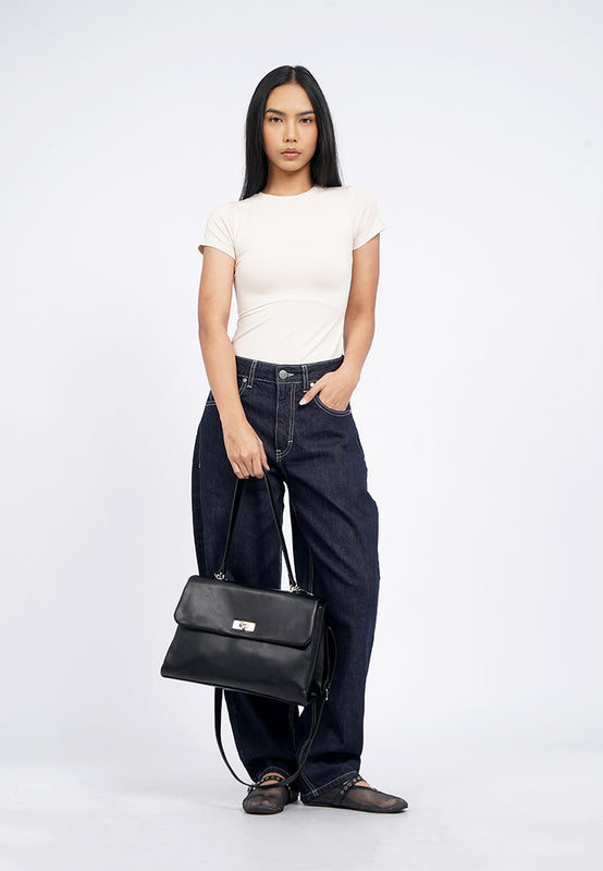 Barrel Denim Pants