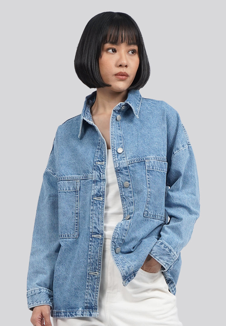 Oversized Shirt Denim