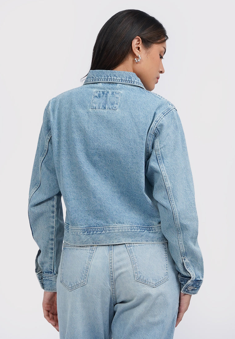 Trucker Denim Jacket Lt. Blue
