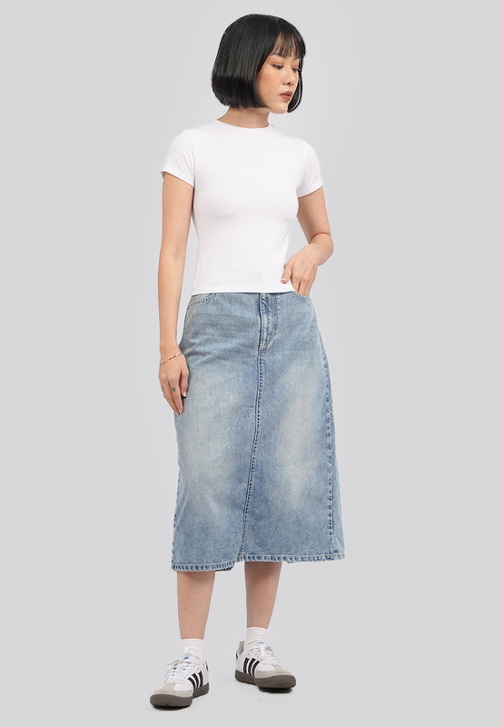 Midi Skirt Denim