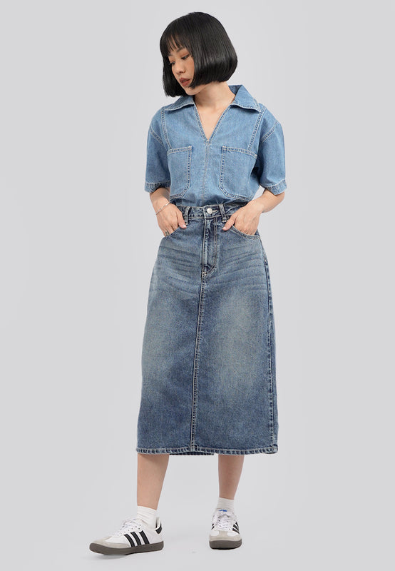 Midi Skirt Denim