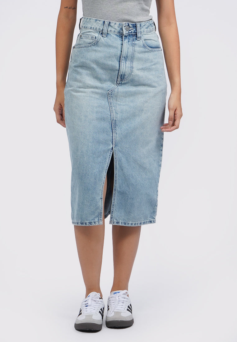 Skinny Denim Skirt