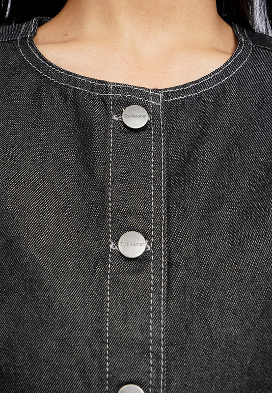 Regular Fit Denim Vest