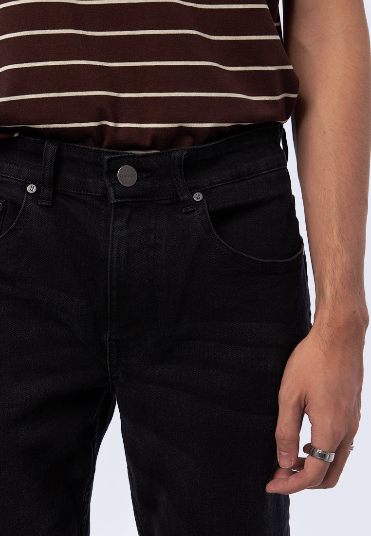 Slim Tapered Denim Dark Grey