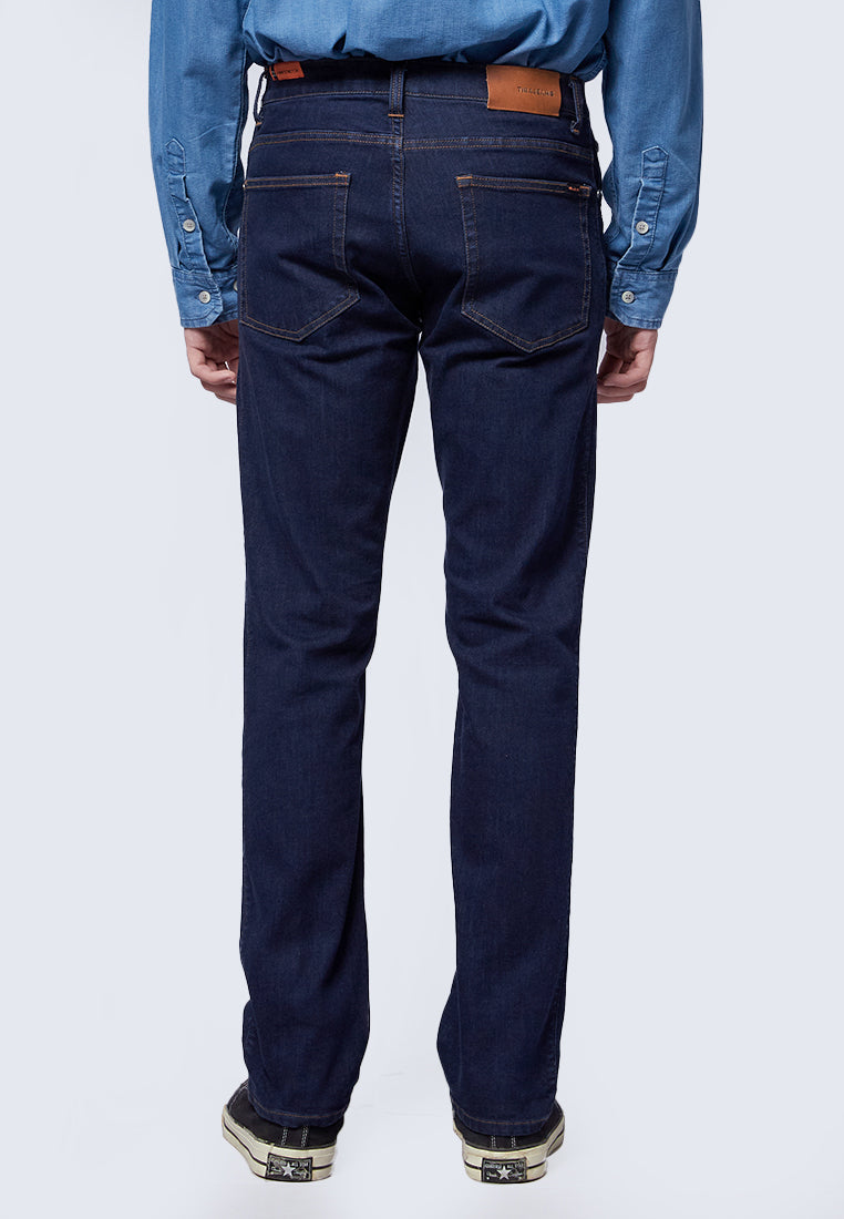 Slim Tapered 4-Way Stretch Dark Blue