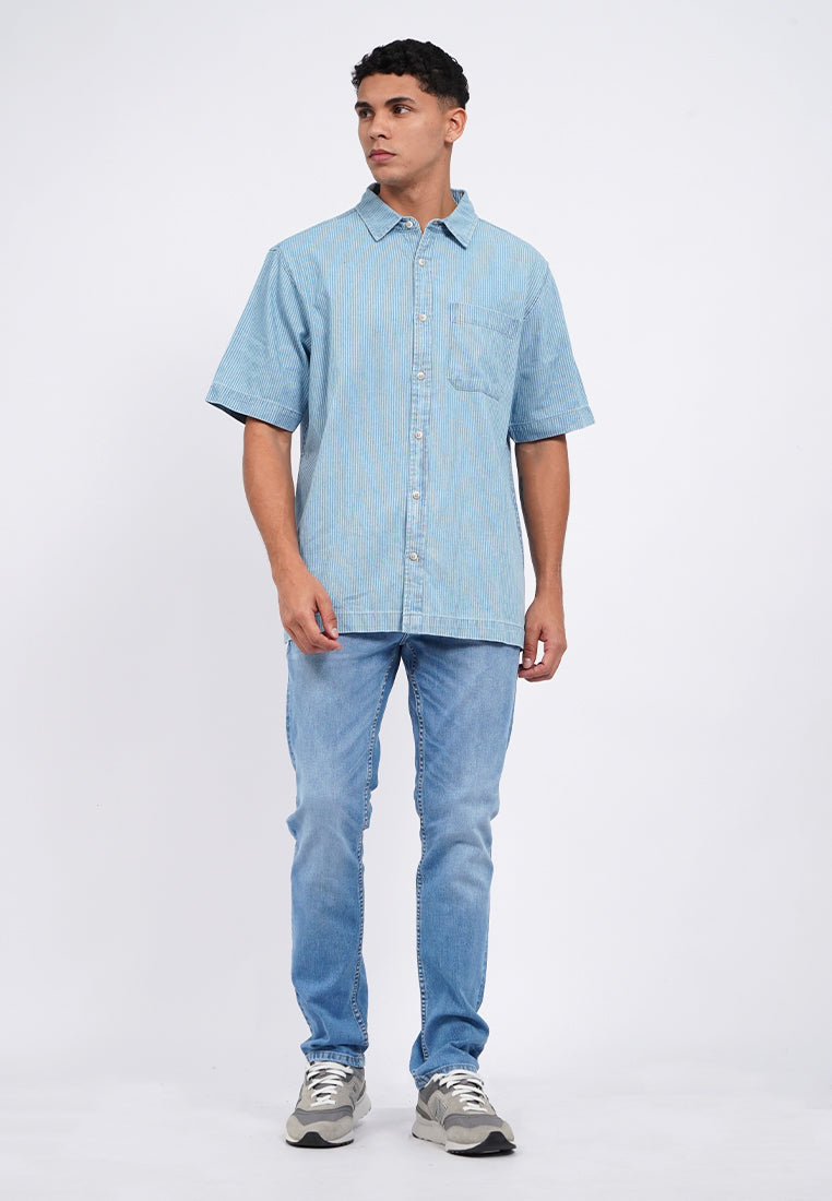 Slim Tapered Denim Pants