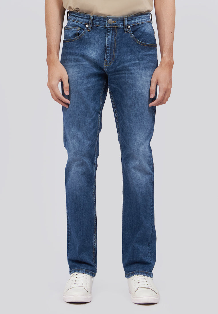 Slim Fit Premium 3D Denim Pants