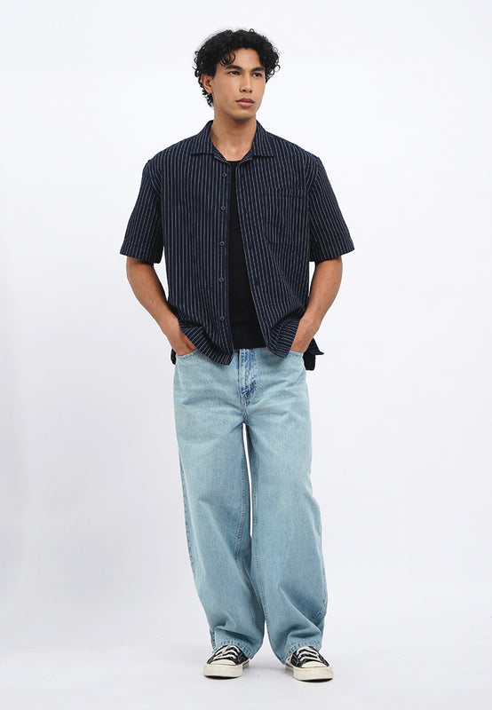 Barrel Denim Pants