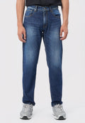 Men Regular Basic Denim Pants