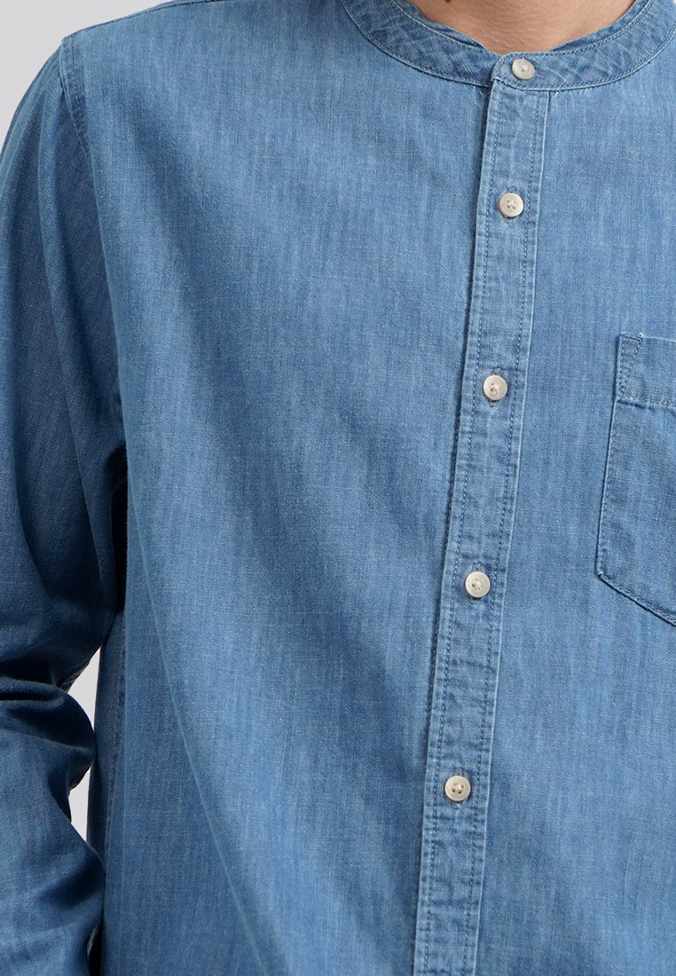 Regular Denim Koko Shirt Med Blue