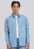 Overdyed Regular Denim Shirt