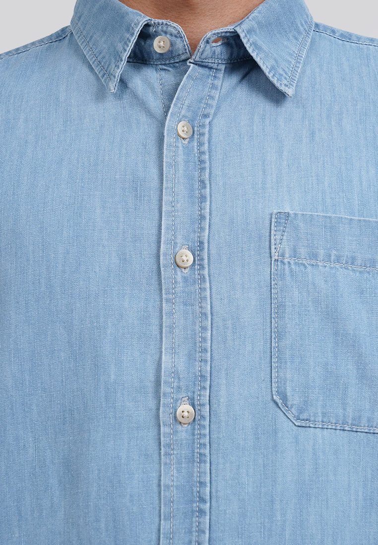 Overdyed Regular Denim Shirt