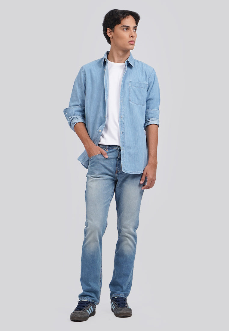 Overdyed Regular Denim Shirt