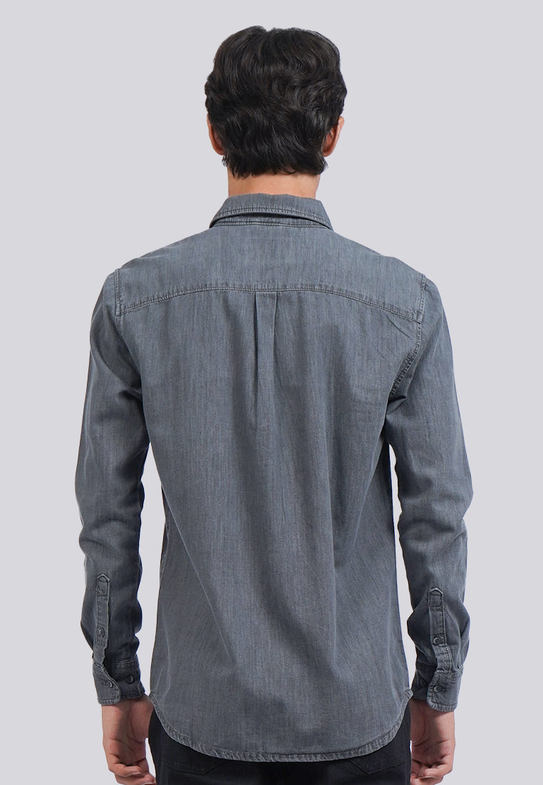 Overdyed Regular Denim Shirt