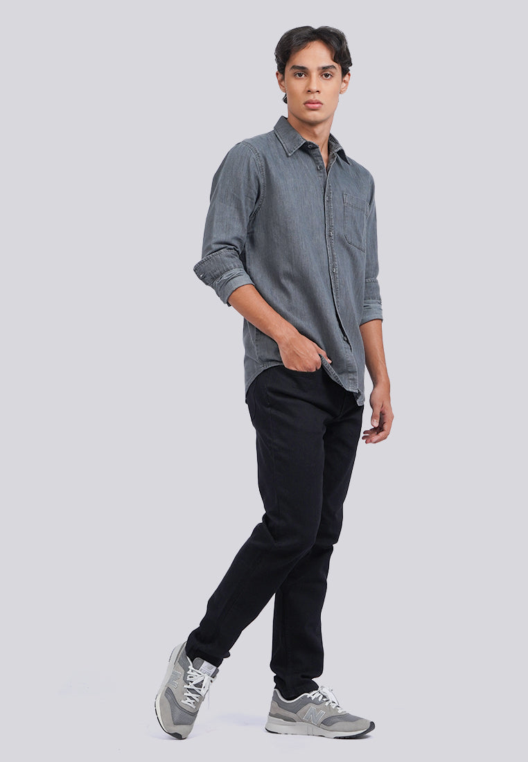 Overdyed Regular Denim Shirt