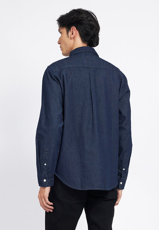 Regular Fit Long Sleeve Denim Shirt