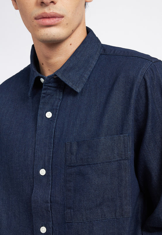 Regular Fit Long Sleeve Denim Shirt