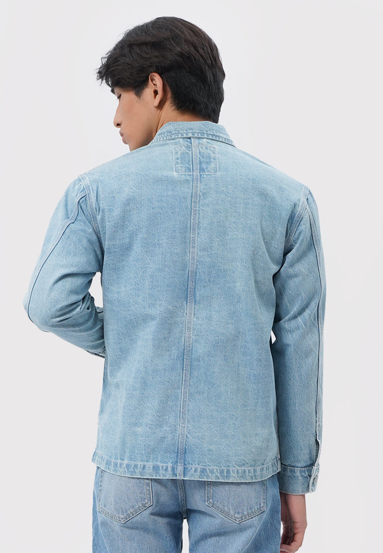 Regular Denim Jacket Light Blue