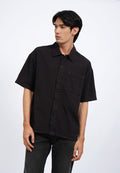 Overdyed Short Sleeve Denim Shirt