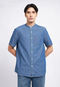 Regular Fit Short Sleeve Denim Shirt