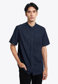 Regular Fit Short Sleeve Denim Shirt