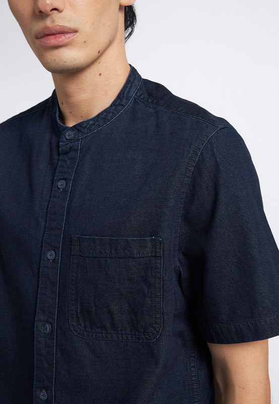 Regular Fit Short Sleeve Denim Shirt