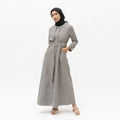 Ikigai Half-layered Shirt Dress Black