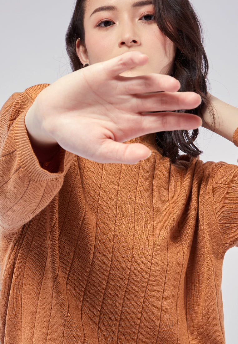 Mock Neck Long Sleeve Top
