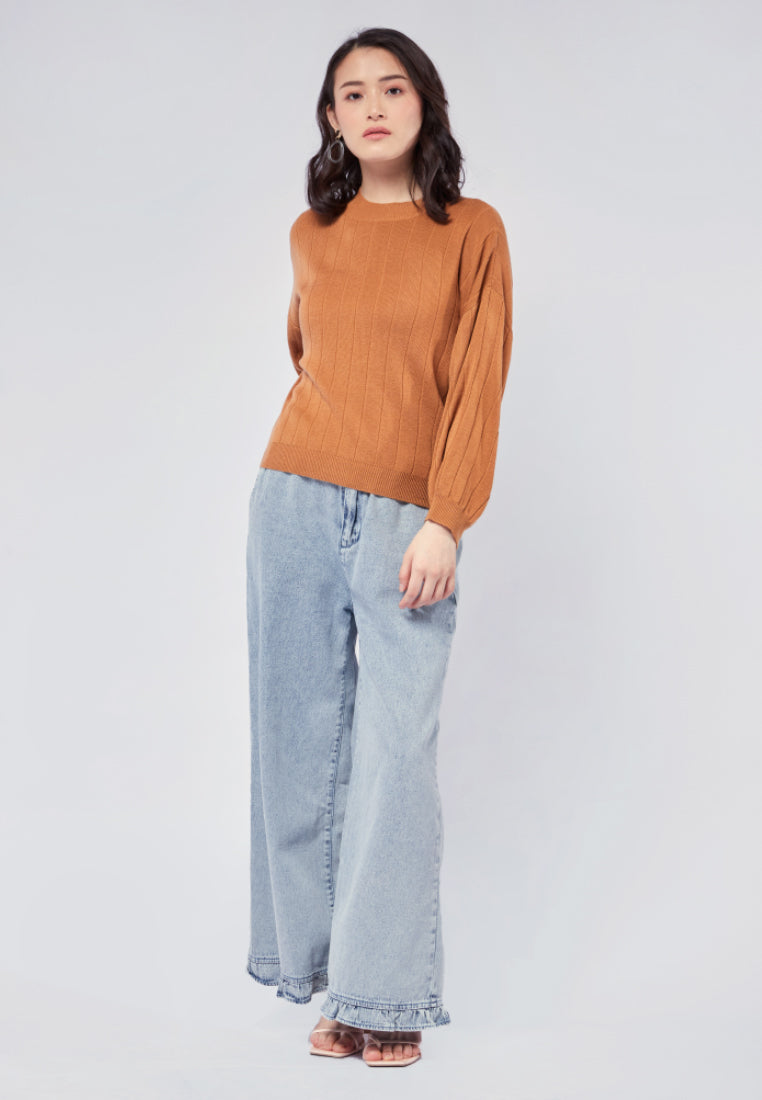 Mock Neck Long Sleeve Top