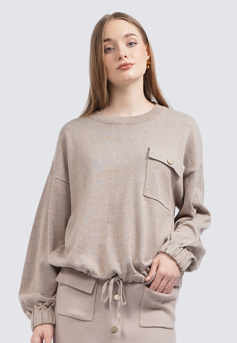 Loose Top with Front Pocket