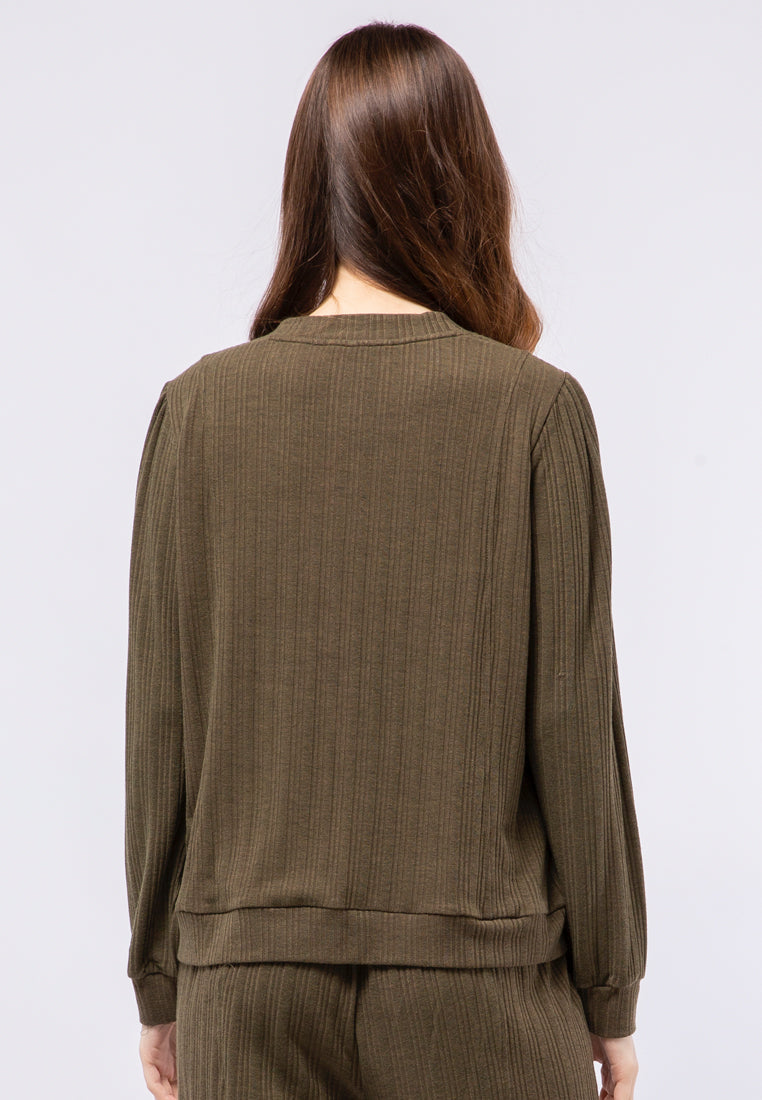 Long Sleeve Knit Top