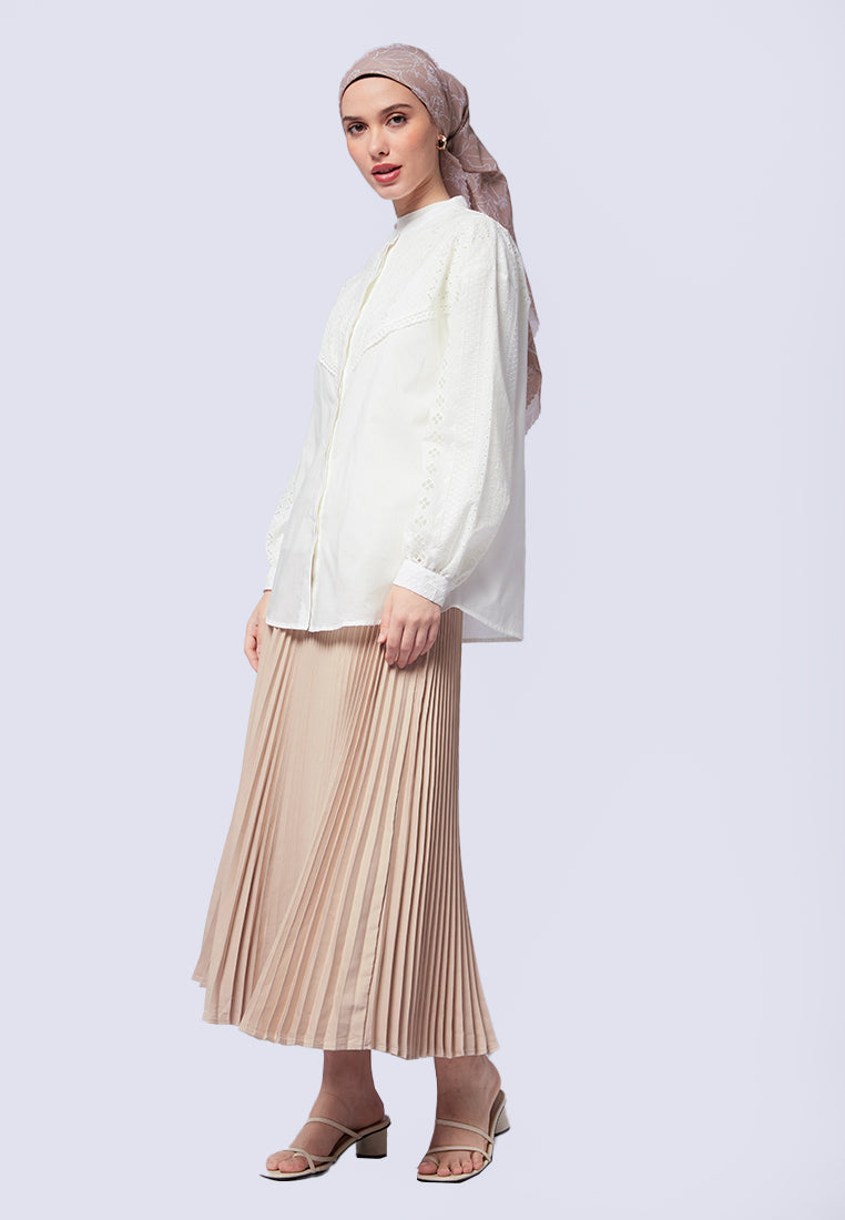 Long Sleeve Tunic with Embroidery Details Citra Kirana for et cetera