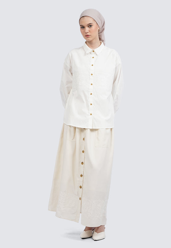 Long Sleeve Embroidered Shirt