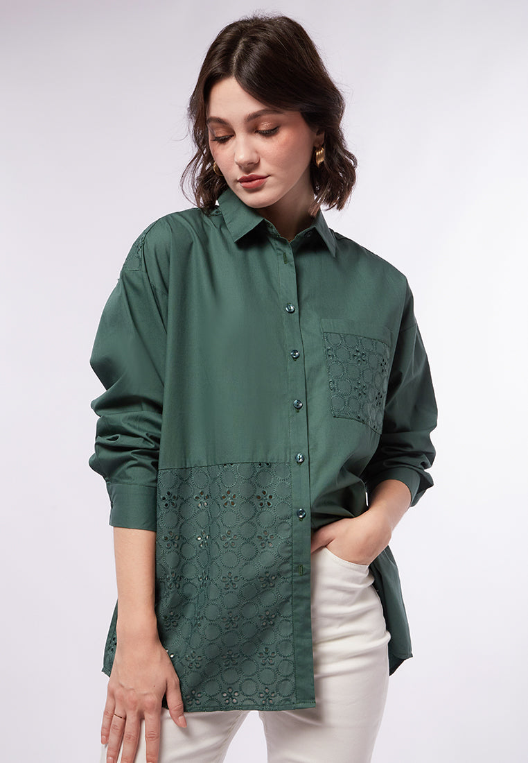 Long Sleeve Loose Blouse
