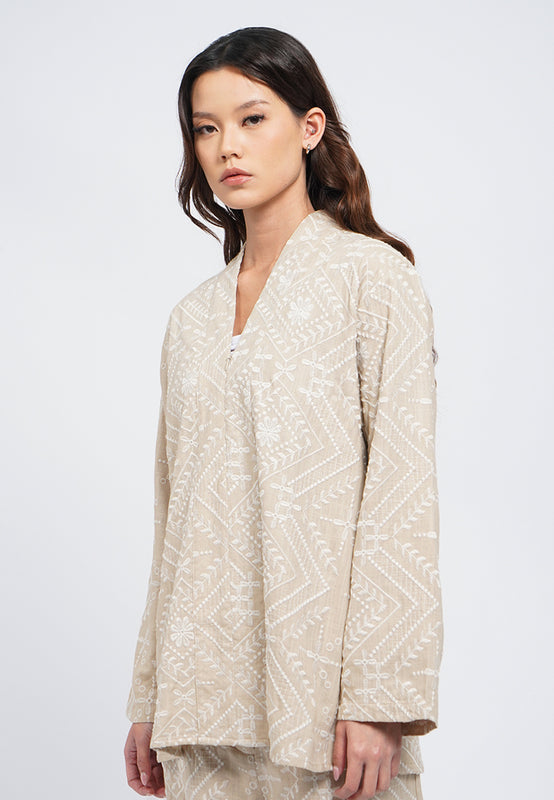 Embroidered Long Sleeve Tunic