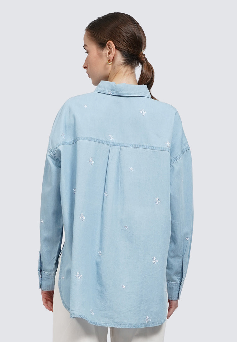 Long Sleeve Chambray Shirt