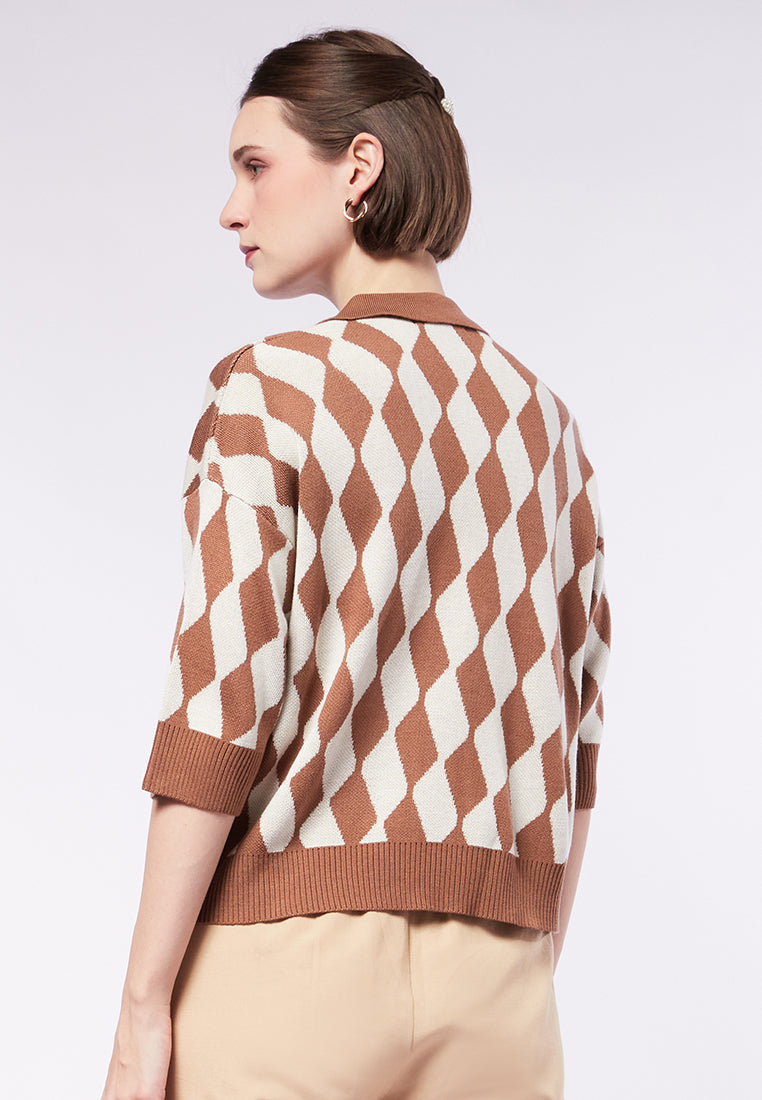 Short Sleeve Knit Top