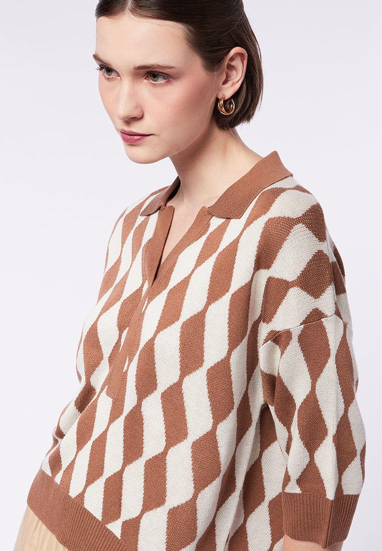 Short Sleeve Knit Top