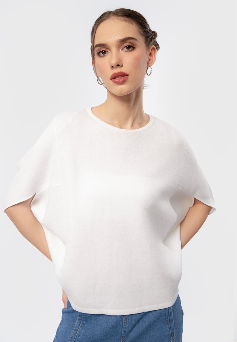 Round Neck Knit Top