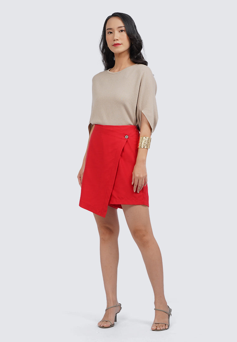 Short Sleeve Knit Top