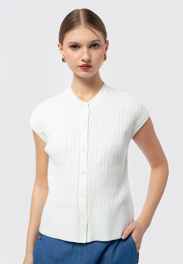 Soft Touch Short Sleeve Knit Top