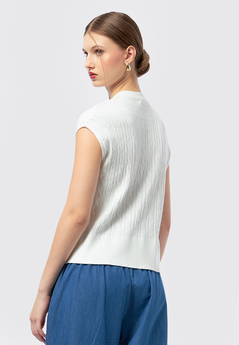 Soft Touch Short Sleeve Knit Top