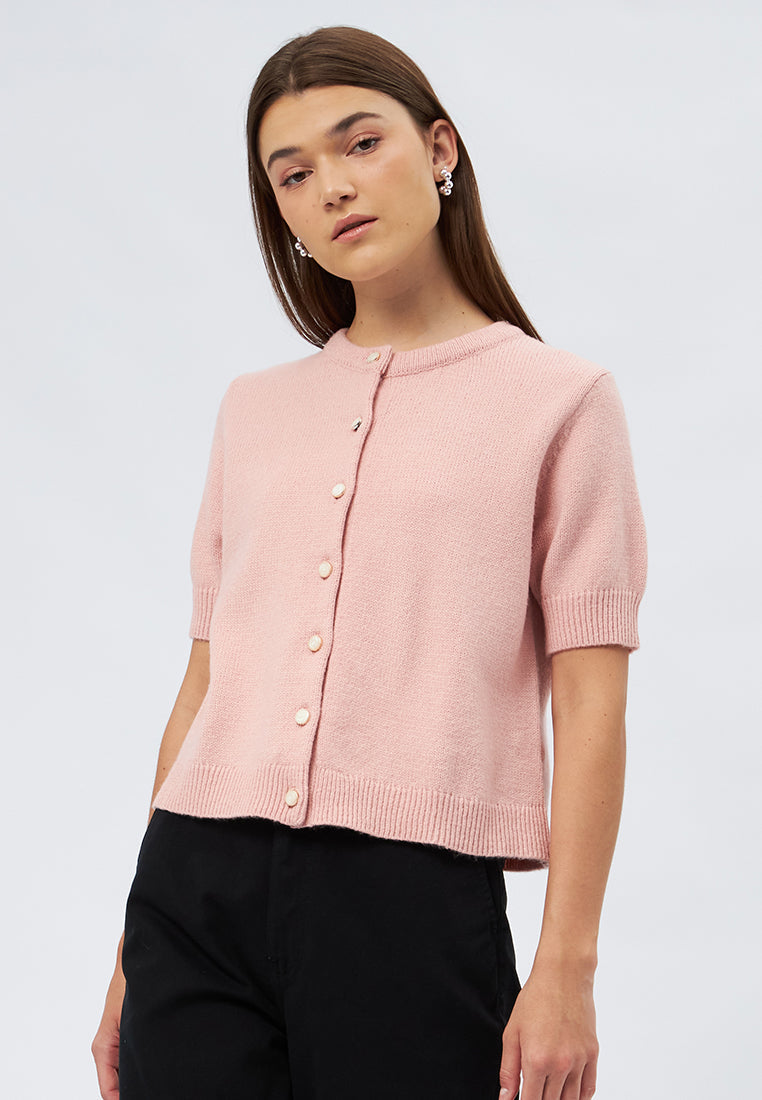 Round Neck Short Sleeve Top